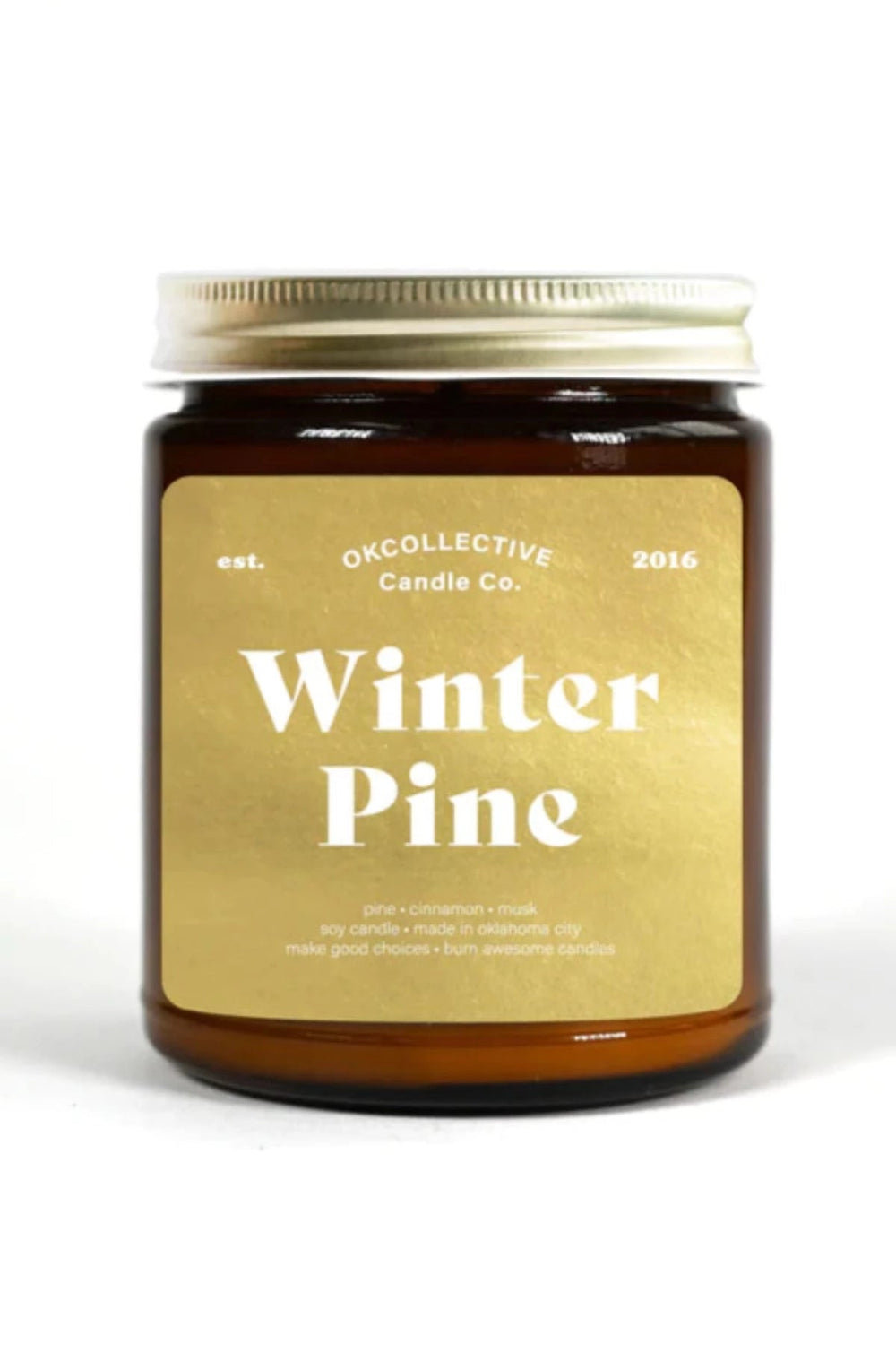 Jayden P Boutique - OkCollective Candle Co. - Holiday Soy Candles - 8oz - WINTER PINE