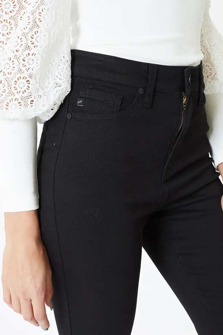 PARIS HIGH RISE SUPER SKINNY JEANS - BLACK-kan can-Jayden P Boutique