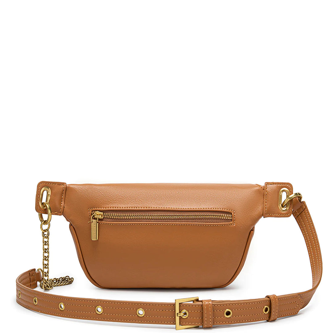 Jayden P Boutique - PIXIE MOOD - Brooklyn - Crossbody Belt Bag - Ivory / Vegan Leather