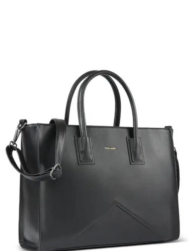 Sleek and stylish, the PIXIE MOOD - Greta - Recycled Vegan Work Tote Bag is perfect for your daily hustle.