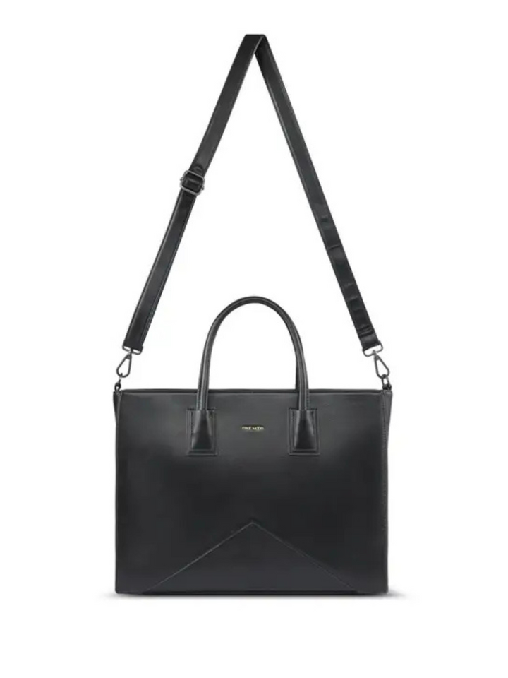 Stylish PIXIE MOOD - Greta - Recycled Vegan Work Tote Bag featuring a sleek design and smart interior organization.