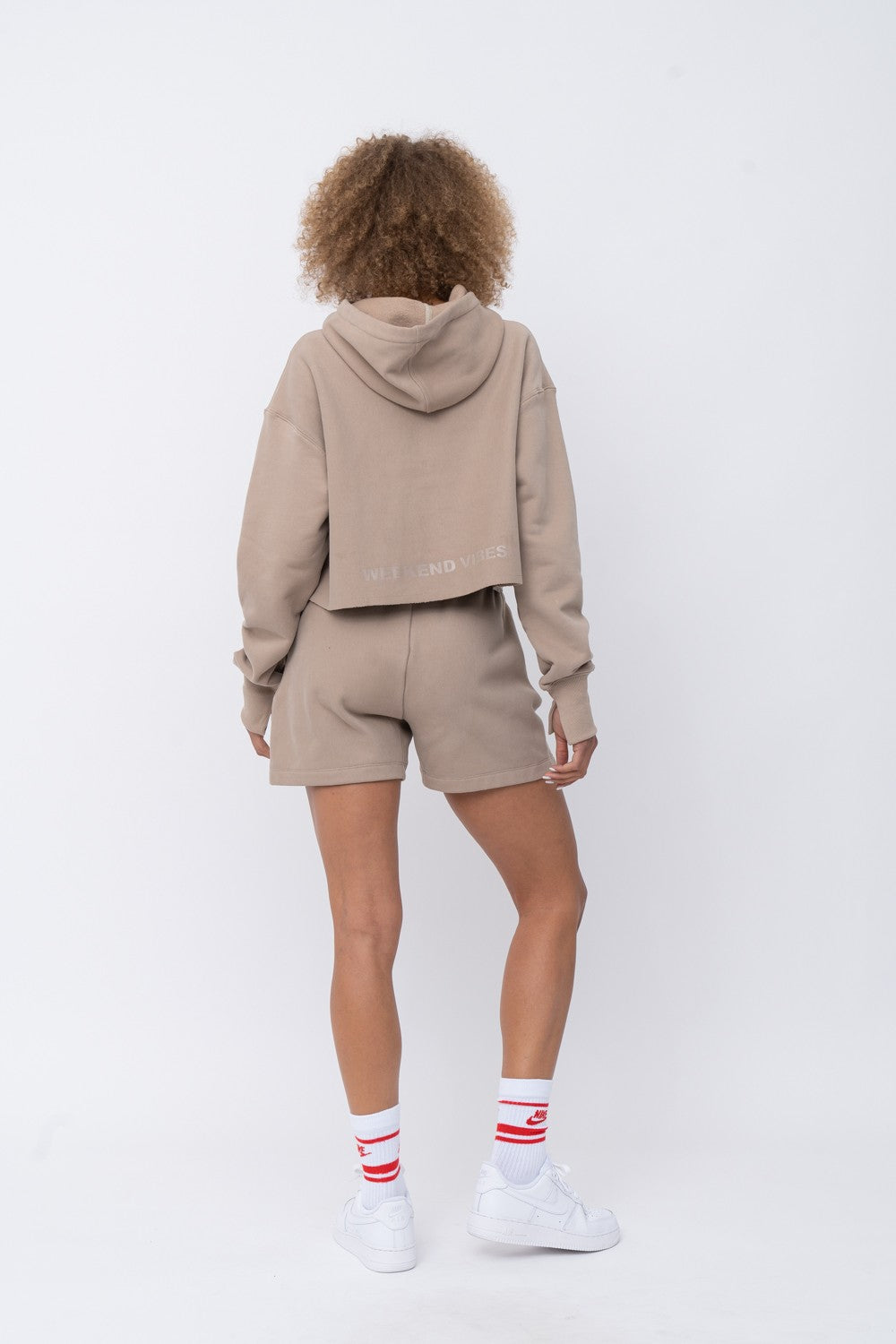 Penny Sweat Shorts - Taupe