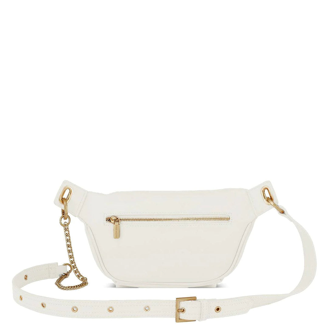 Jayden P Boutique - PIXIE MOOD - Brooklyn - Crossbody Belt Bag - Ivory / Vegan Leather