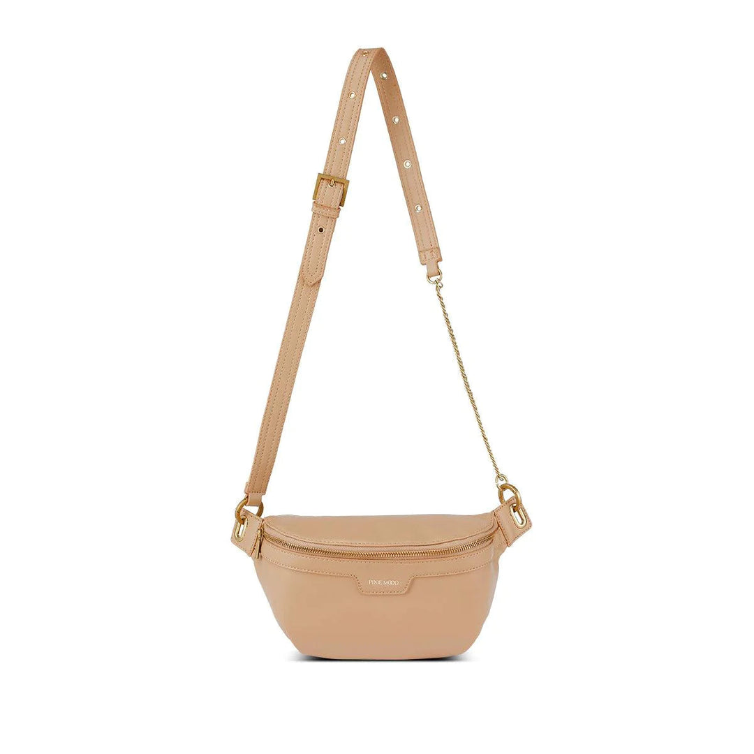 Jayden P Boutique - PIXIE MOOD - Brooklyn - Crossbody Belt Bag - Ivory / Vegan Leather