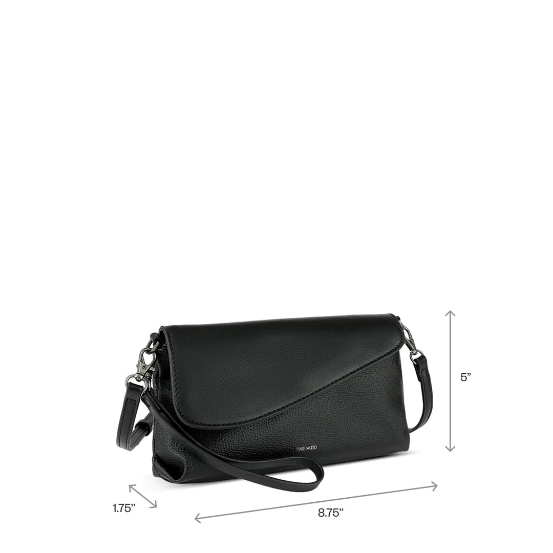 Jayden P Boutique - Pixie Mood Gracie Recycled Vegan Clutch - Black