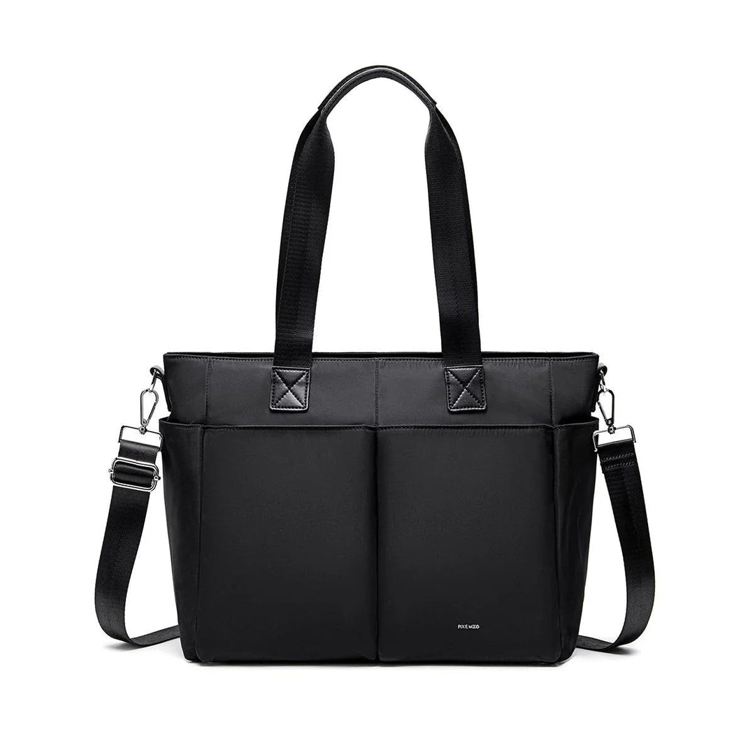 Jayden P Boutique - Pixie Mood - Olivia Nylon Tote - Black