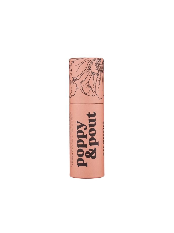 Jayden P Boutique - Poppy & Pout - Lip Balm - Pink Grapefruit - Default Title