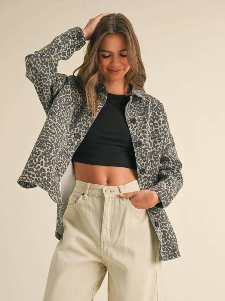 Roam Free Leopard Shacket