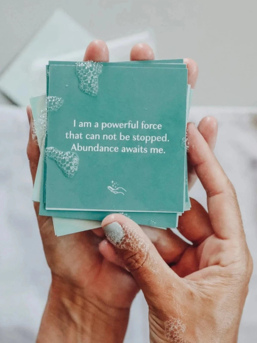 SHOWER AFFIRMATION CARDS - ABUNDANCE-JaxKelly-Jayden P Boutique