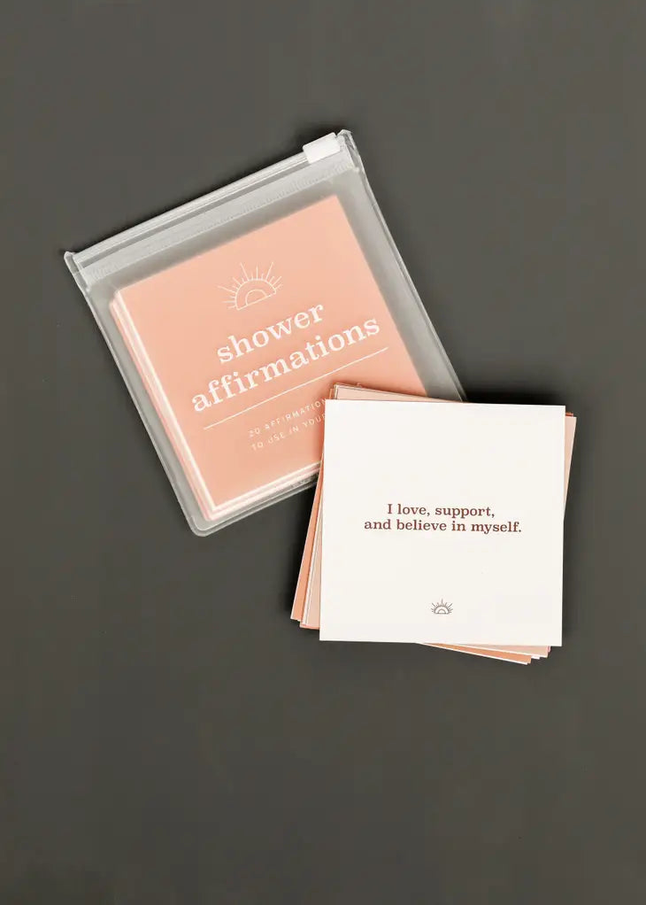 SHOWER AFFIRMATION CARDS - WELLNESS-JaxKelly-Jayden P Boutique