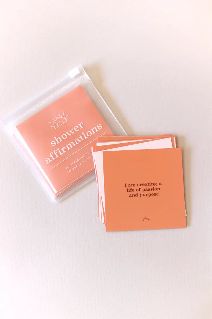 SHOWER AFFIRMATION CARDS - WELLNESS-JaxKelly-Jayden P Boutique