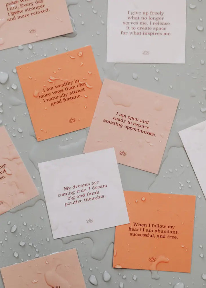 SHOWER AFFIRMATION CARDS - WELLNESS-JaxKelly-Jayden P Boutique