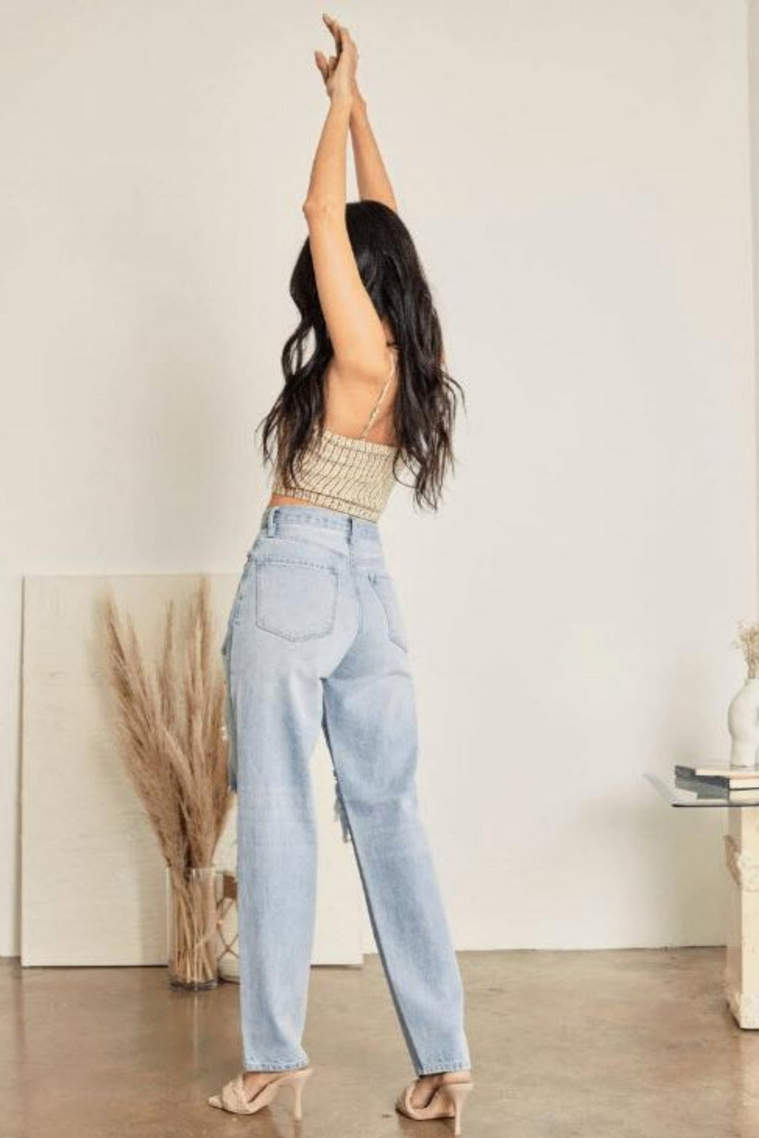 SUNSET HIGH RISE 90'S BAGGY DENIM-kan can-Jayden P Boutique