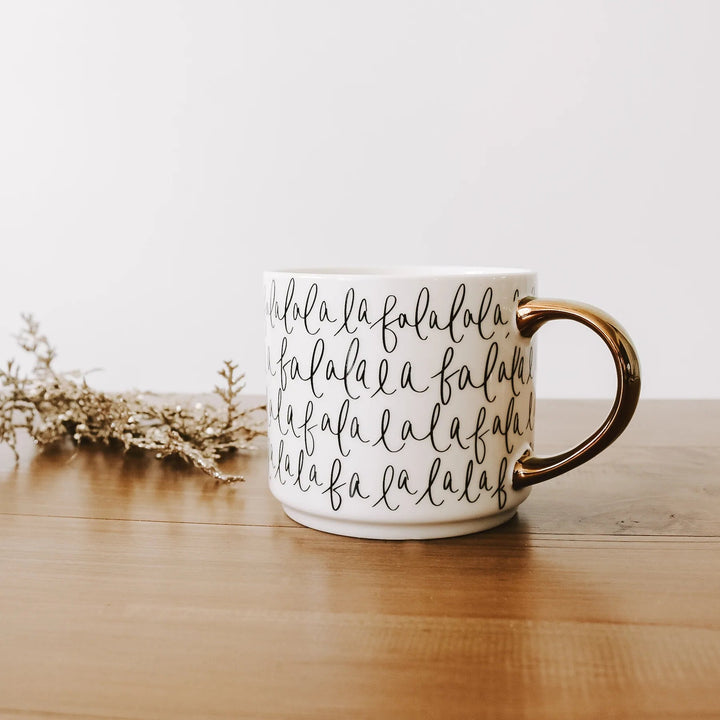 SWEET WATER DECOR - FA LA LA LA COFFEE MUG-Sweet Water Decor-Jayden P Boutique