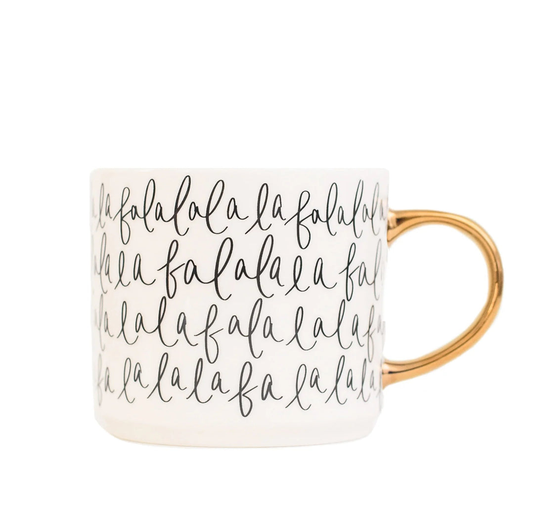 SWEET WATER DECOR - FA LA LA LA COFFEE MUG-Sweet Water Decor-Jayden P Boutique