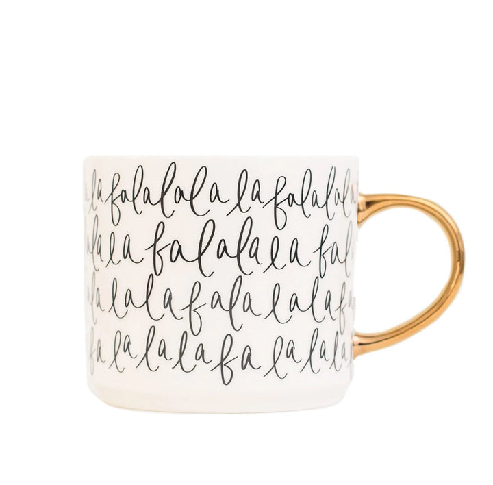 SWEET WATER DECOR - FA LA LA LA COFFEE MUG-Sweet Water Decor-Jayden P Boutique