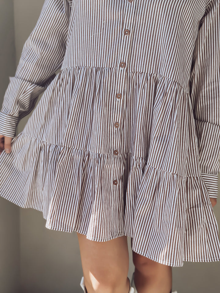 Lola Striped Mini Dress