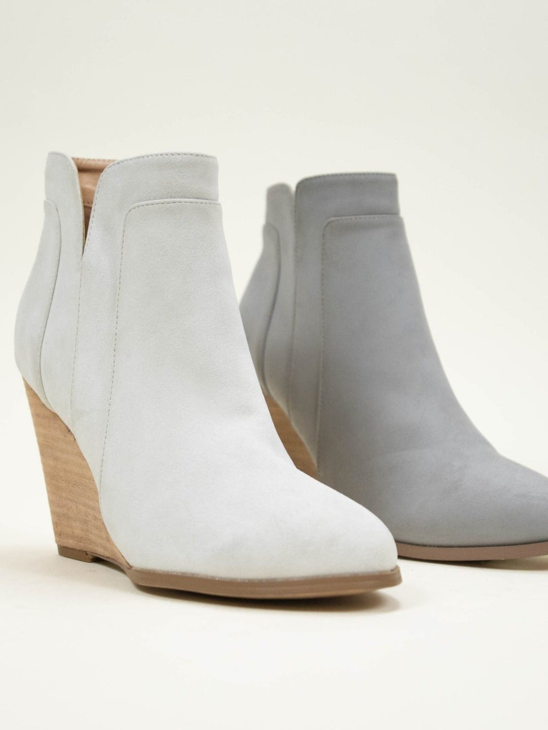 Sydney Faux Suede Wedged Bootie-CCOCCI-Jayden P Boutique