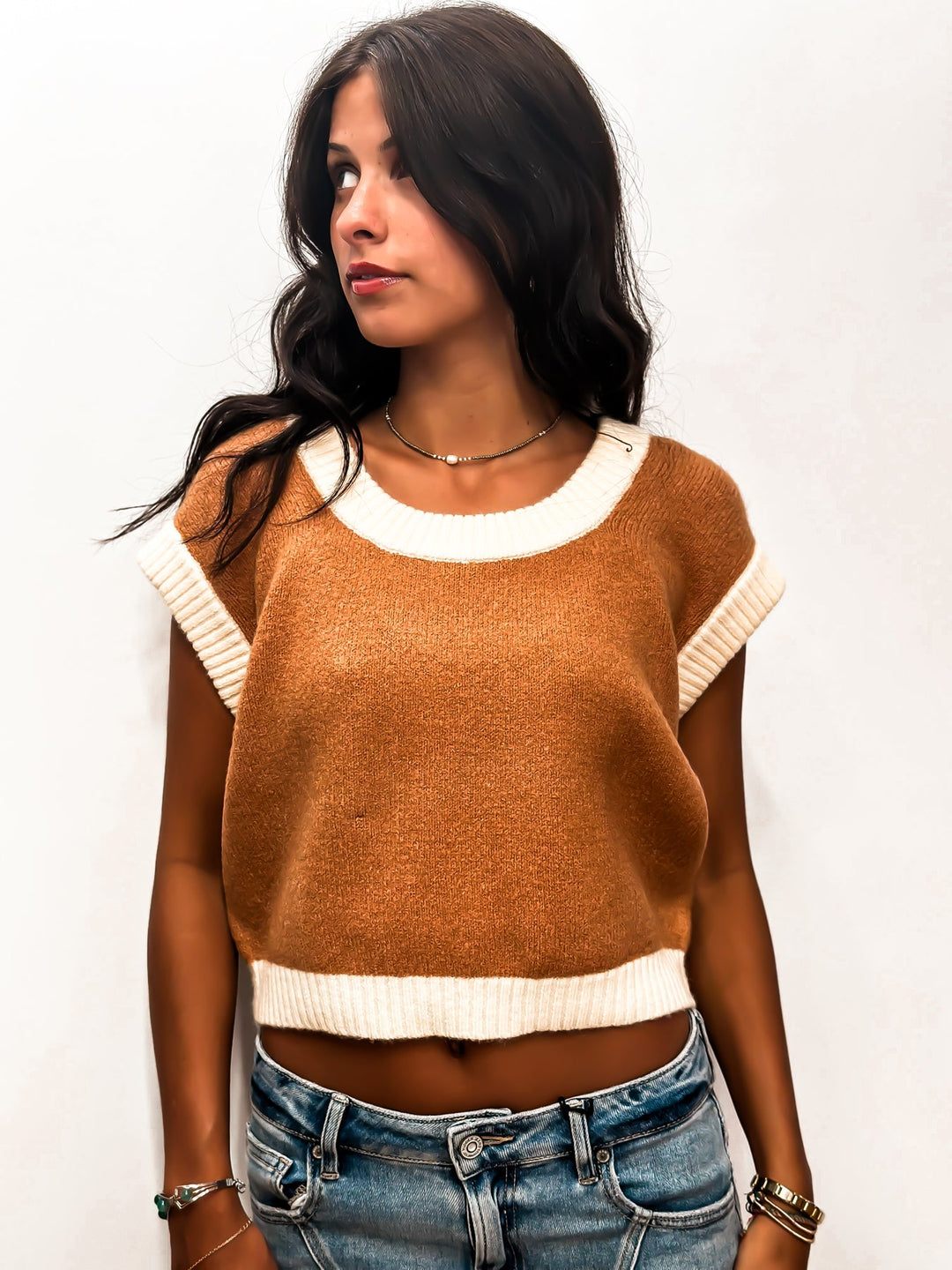 Sylana Knit Pullover Vest