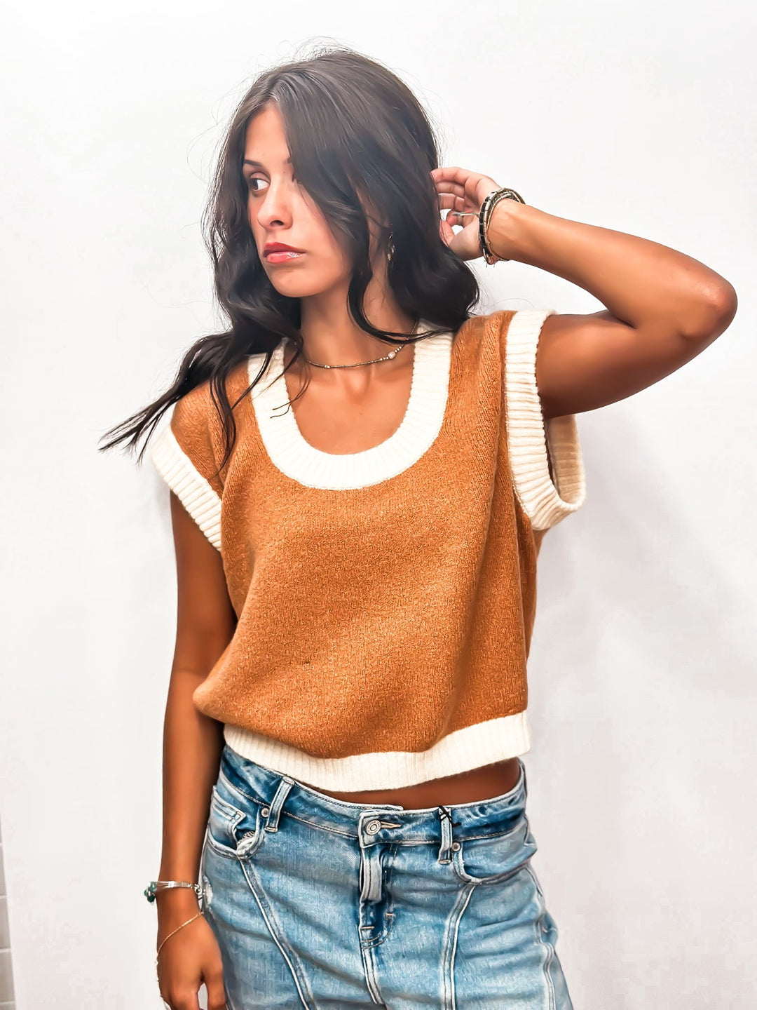 Sylana Knit Pullover Vest