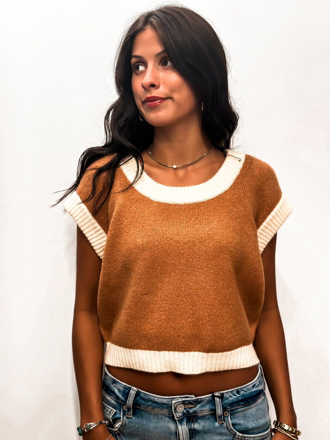 Sylana Knit Pullover Vest