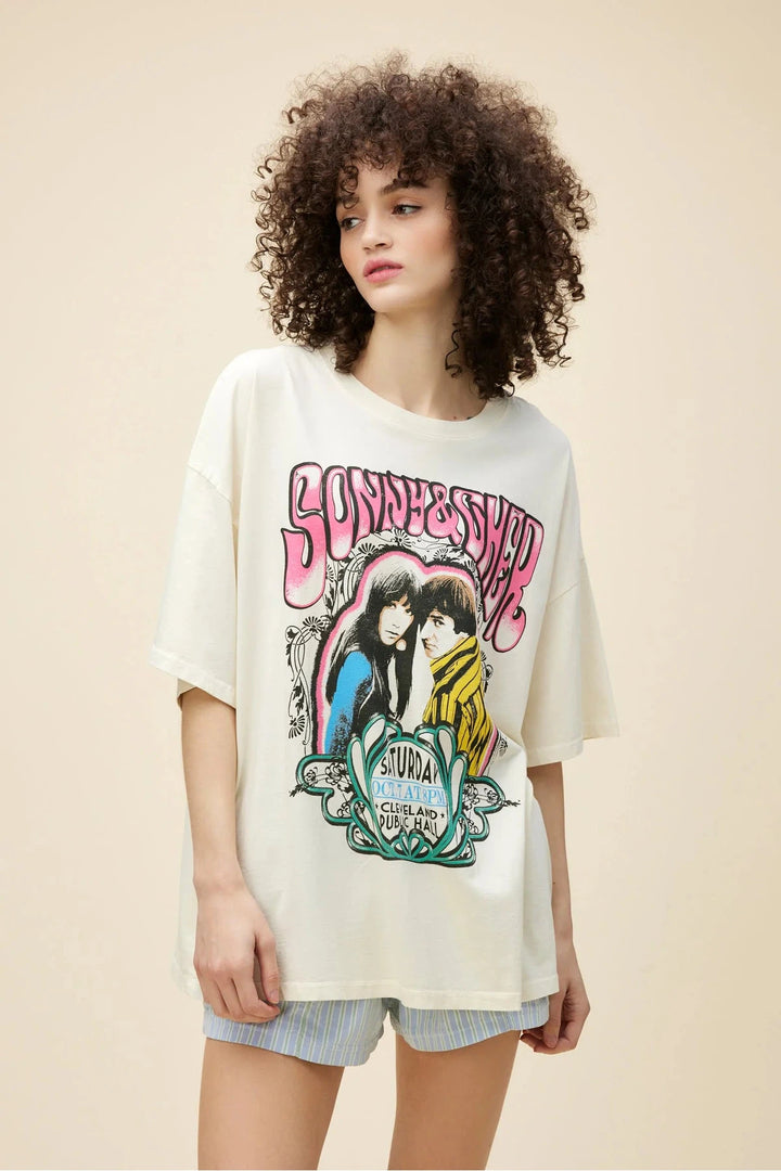 Daydreamer Sonny + Cher Cleveland Public Hall Tee-Daydreamer-Jayden P Boutique