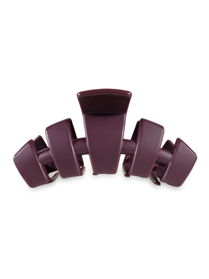 Jayden P Boutique - TELETIES Classic Claw Hair Clip - Burgundy Bliss / Small