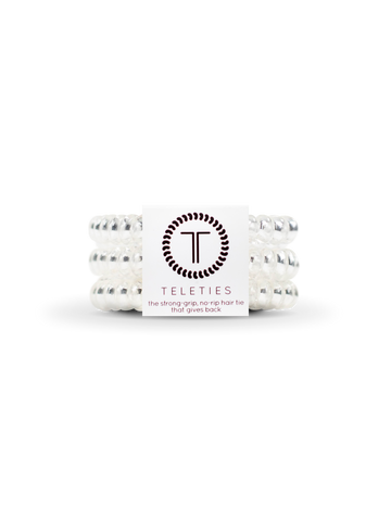 Jayden P Boutique - TELETIES Hair Ties - Small / Crystal Clear