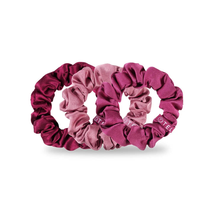 TELETIES Silk Hair Scrunchies-Hair Accessories-Jayden P Boutique