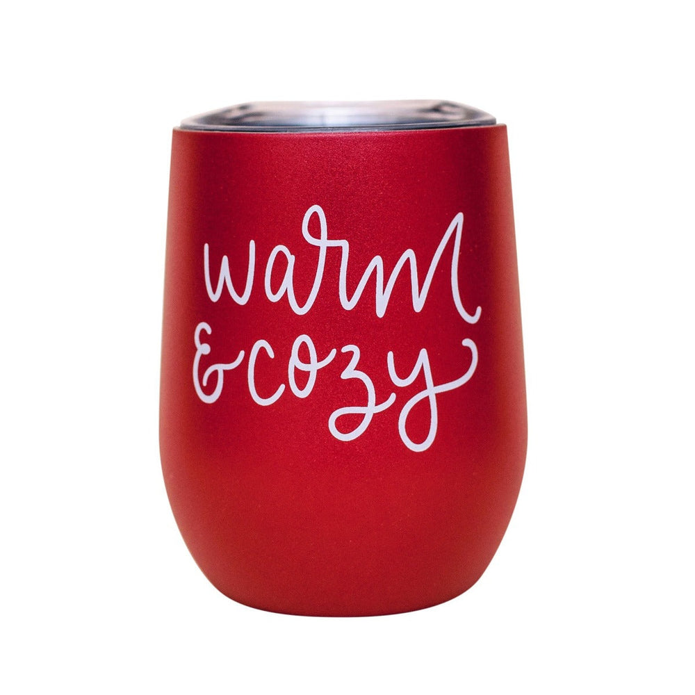 WARM + COZY METAL WINE TUMBLER-Sweet Water Decor-Jayden P Boutique