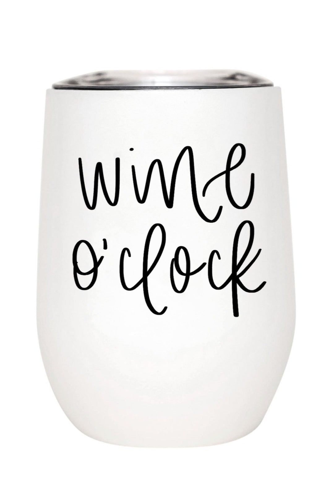 WINE O'CLOCK METAL WINE TUMBLER-Sweet Water Decor-Jayden P Boutique