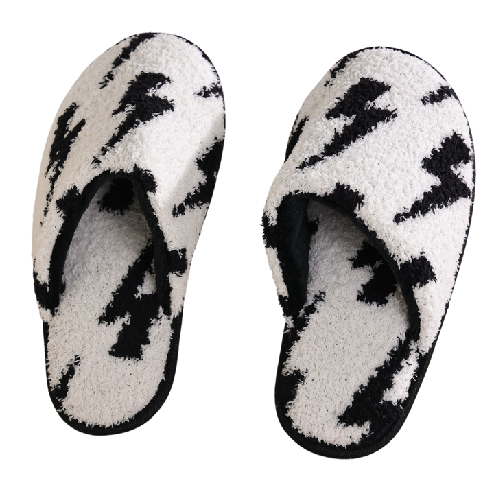 Jayden P Boutique - LOCAL BEACH - Cozy Slippers - Lightning Bolt / LG/XL