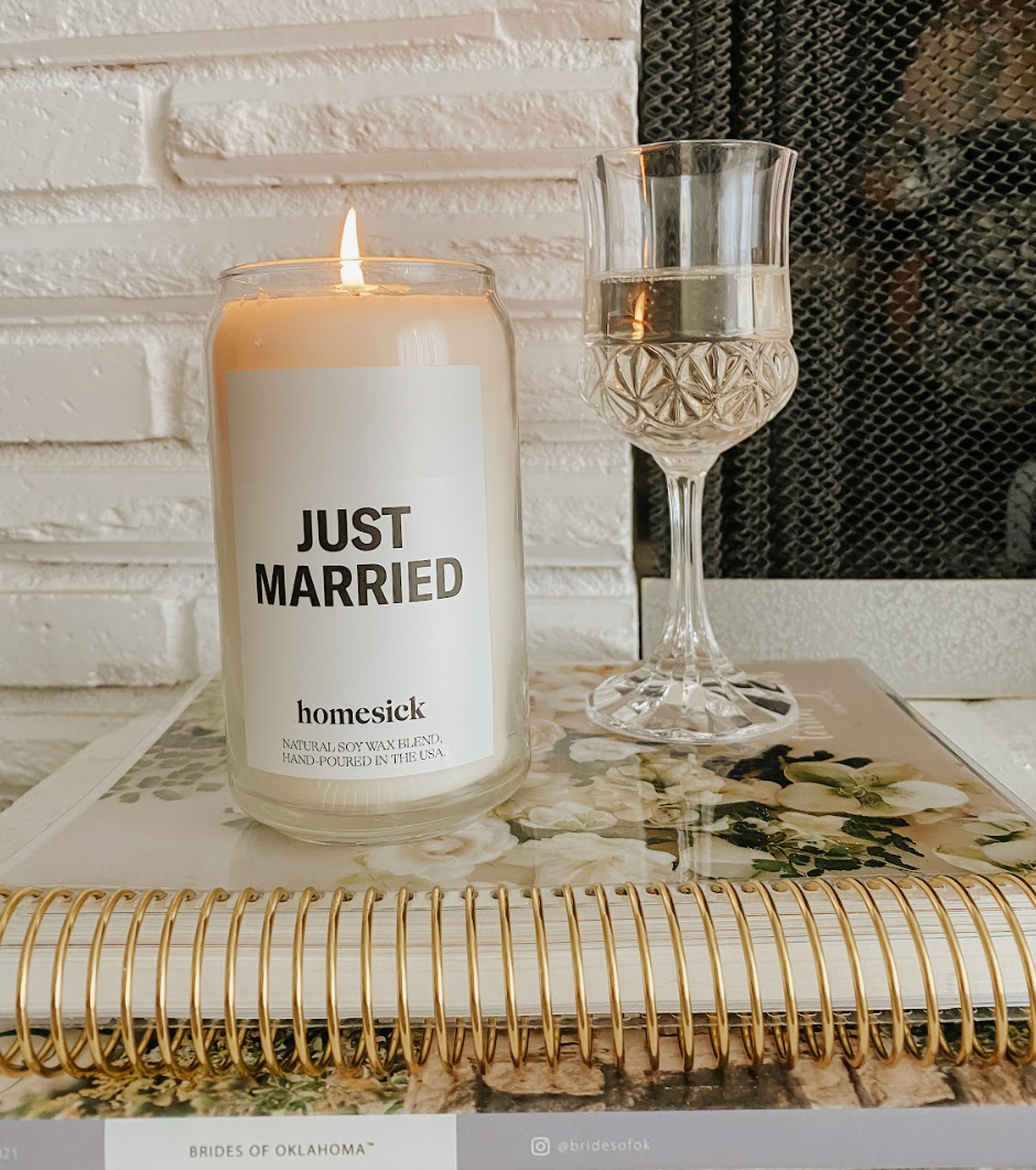 Homesick Candles - Just Married Candle