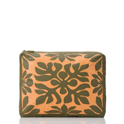 ALOHA Collection Kaulu Mid Pouch in Papaya on Olive