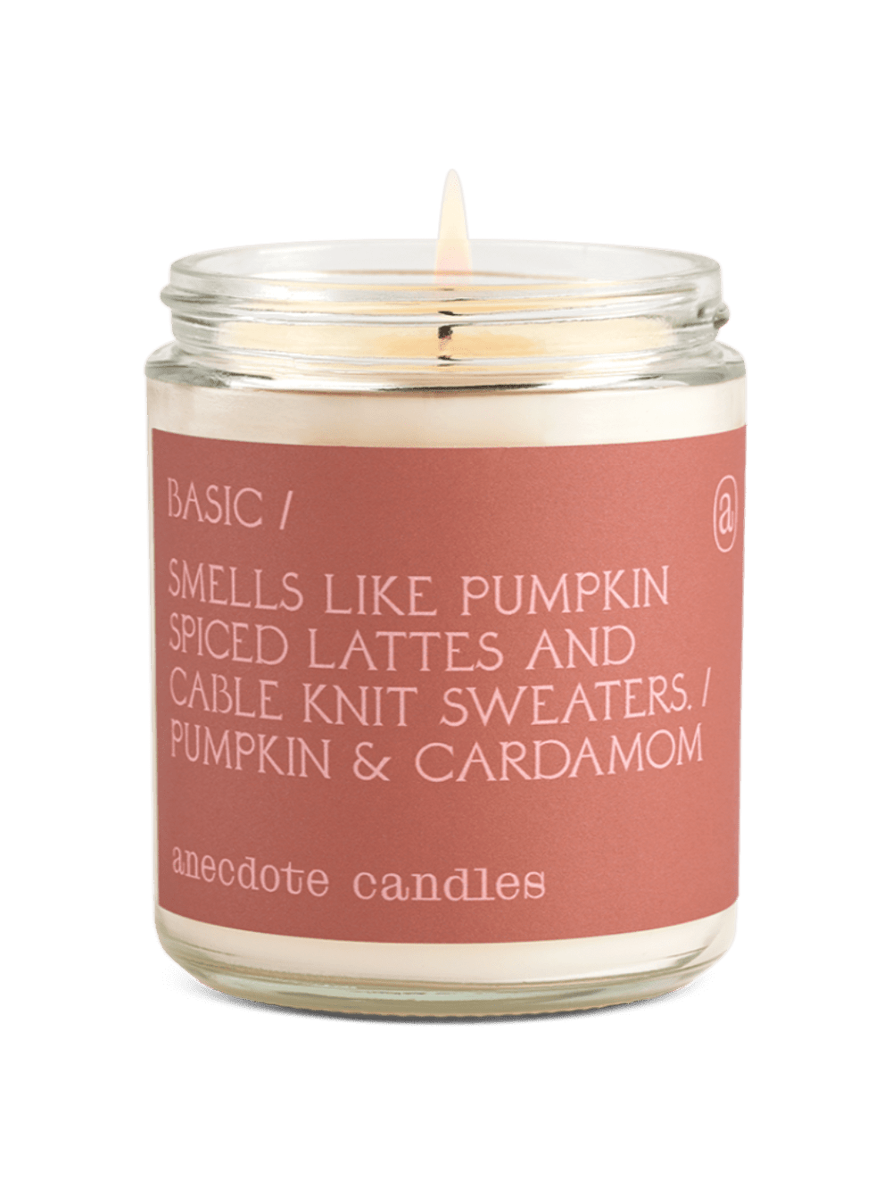 Anecdote Candles - Basic (Pumpkin & Cardamom) Glass Jar Candle - Jayden P Boutique