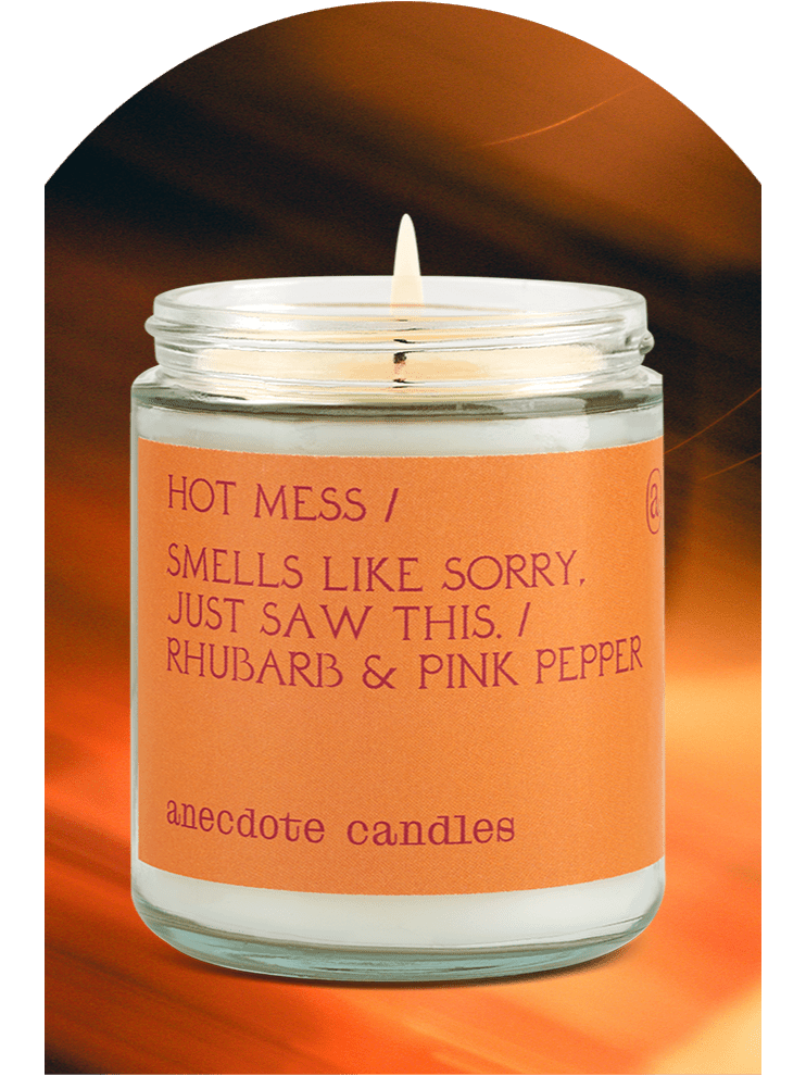 Anecdote Candles - Hot Mess Candle (Rhubarb &amp; Pink Pepper) - Jayden P Boutique
