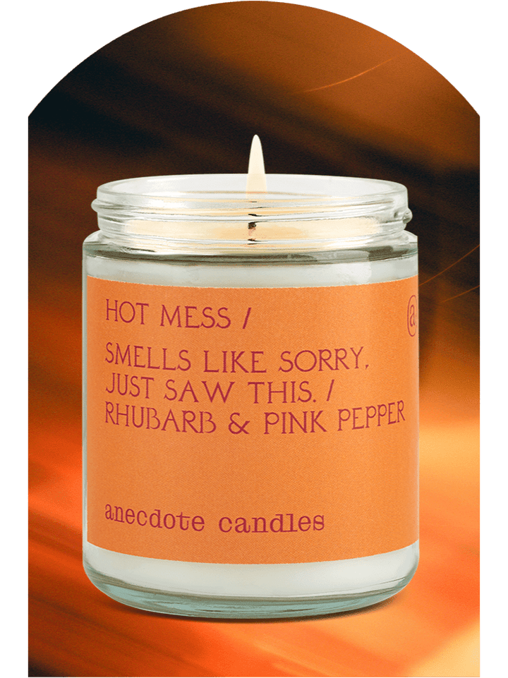 Anecdote Candles - Hot Mess Candle (Rhubarb &amp; Pink Pepper) - Jayden P Boutique