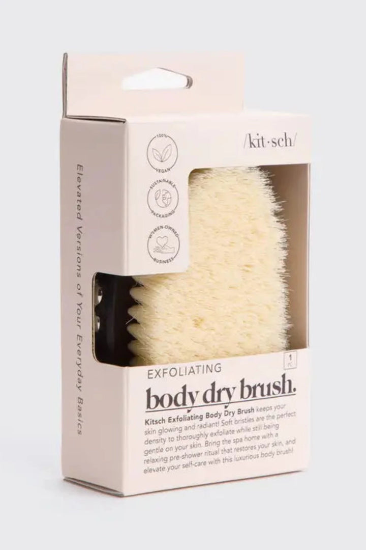 Super soft vegan bristles palm-sized for full-body exfoliation Use on dry skin before bathing to remove dead skin cells. Cruelty-free fiber bristles massage & exfoliate while helping to promote lymphatic drainage Gently buffs the skin, helping to stimulate healthy blood circulation for a more radiant, glowing appearance Easy-to-use natural cotton handle, hygienic bamboo base & vegan bristles make this an eco-friendly alternative to traditional brushes