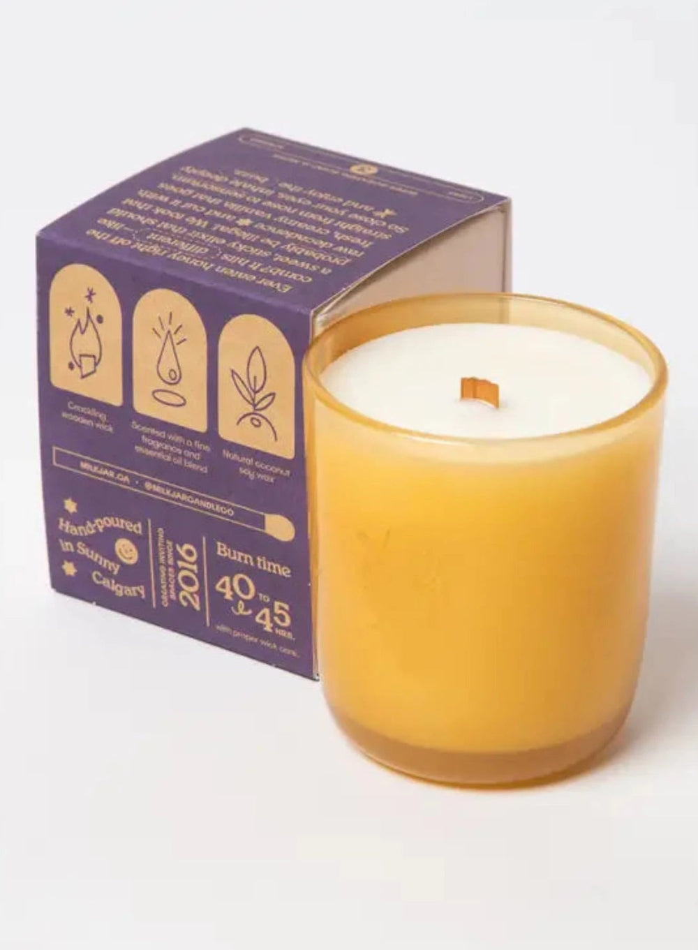Before Sunrise - Milk & Honey Coconut Soy Candle - 8 Oz - Jayden P Boutique