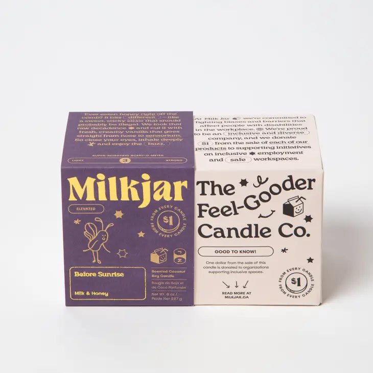 Before Sunrise - Milk & Honey Coconut Soy Candle - 8 Oz - Jayden P Boutique