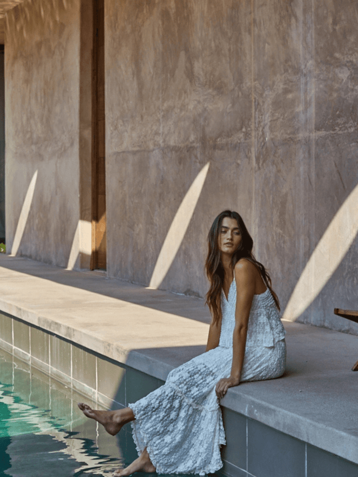 Bloom &amp; Bare Floral Lace Maxi Skirt - Jayden P Boutique