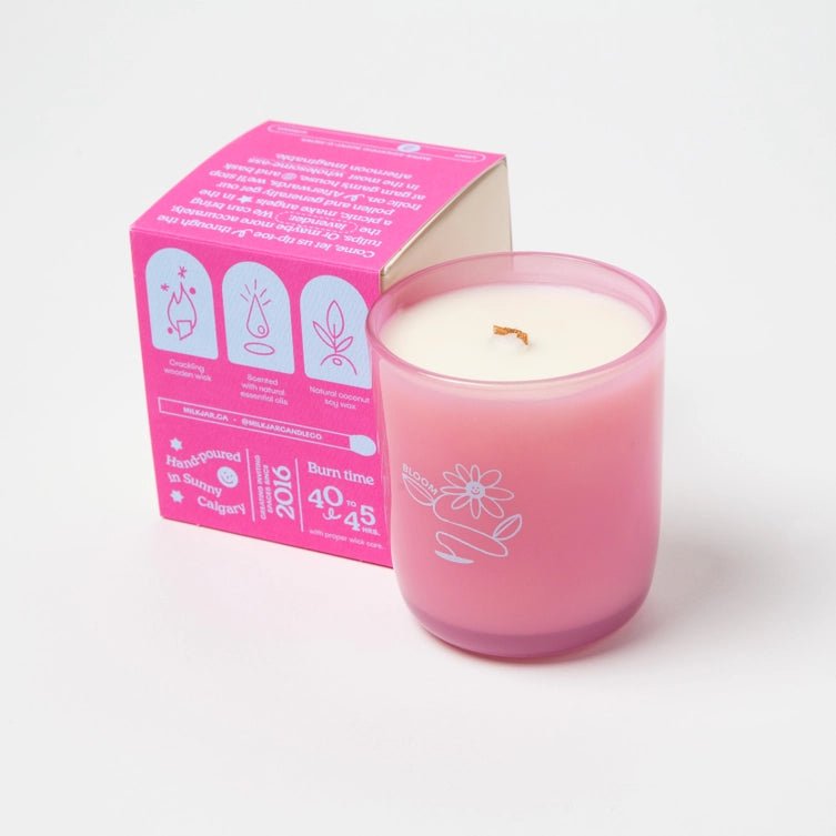 Bloom Essential Oil Coconut Soy Candle - 8oz - Jayden P Boutique
