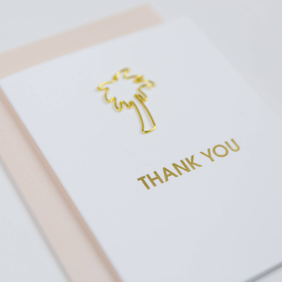 Letterpress Greeting Card + Keepsake Paperclip