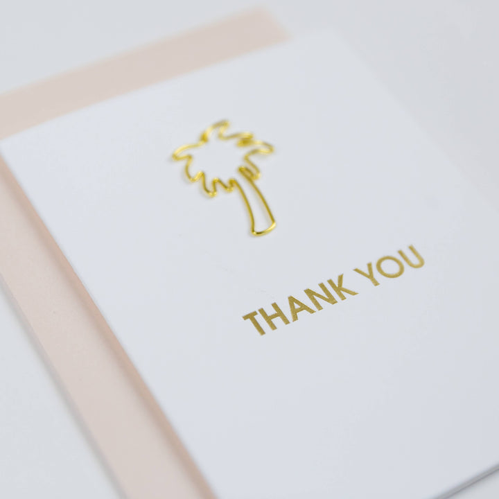 Letterpress Greeting Card + Keepsake Paperclip