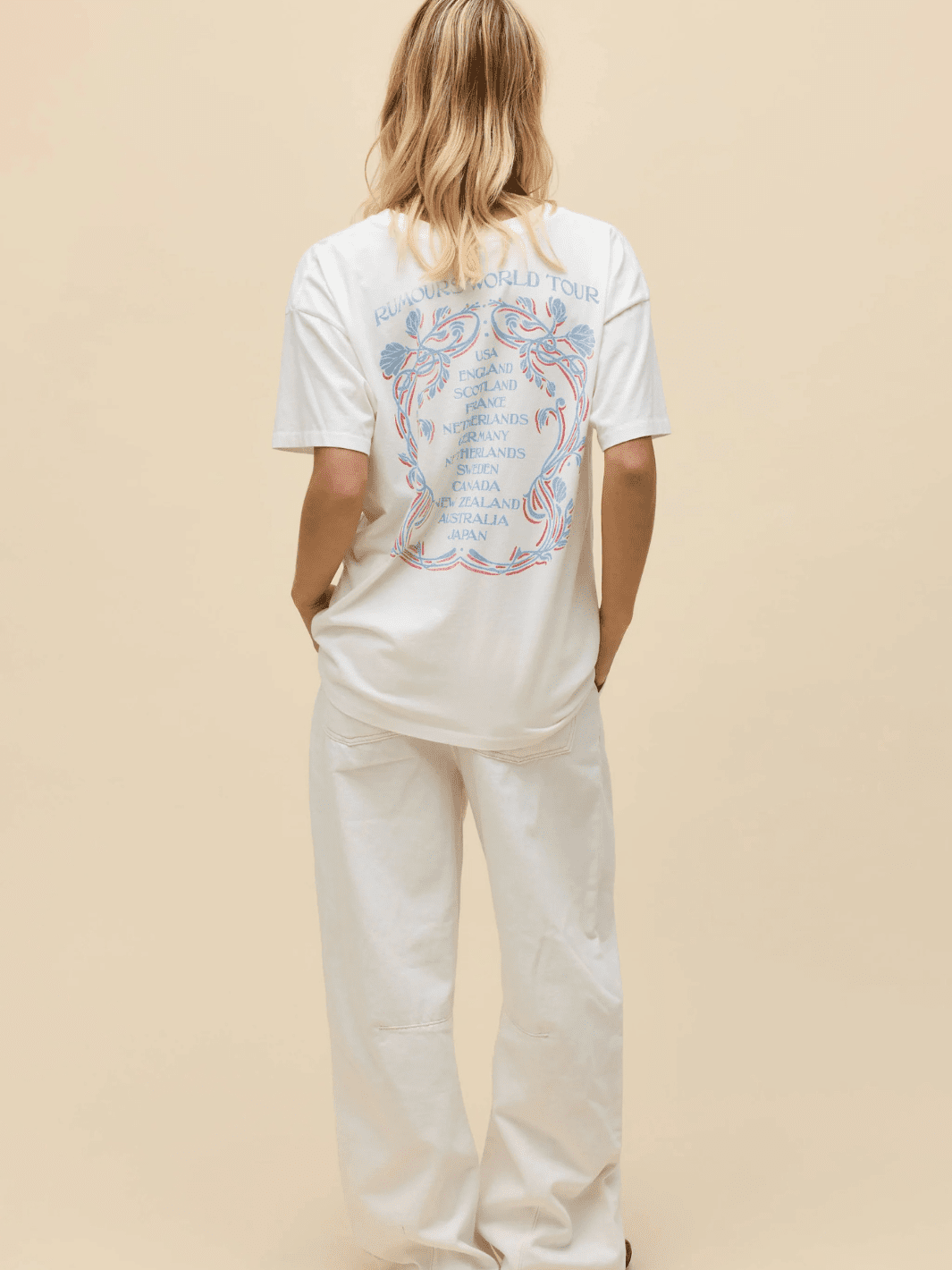 DAYDREAMER LA - Fleetwood Mac World Tour '77 Merch Tee - Jayden P Boutique