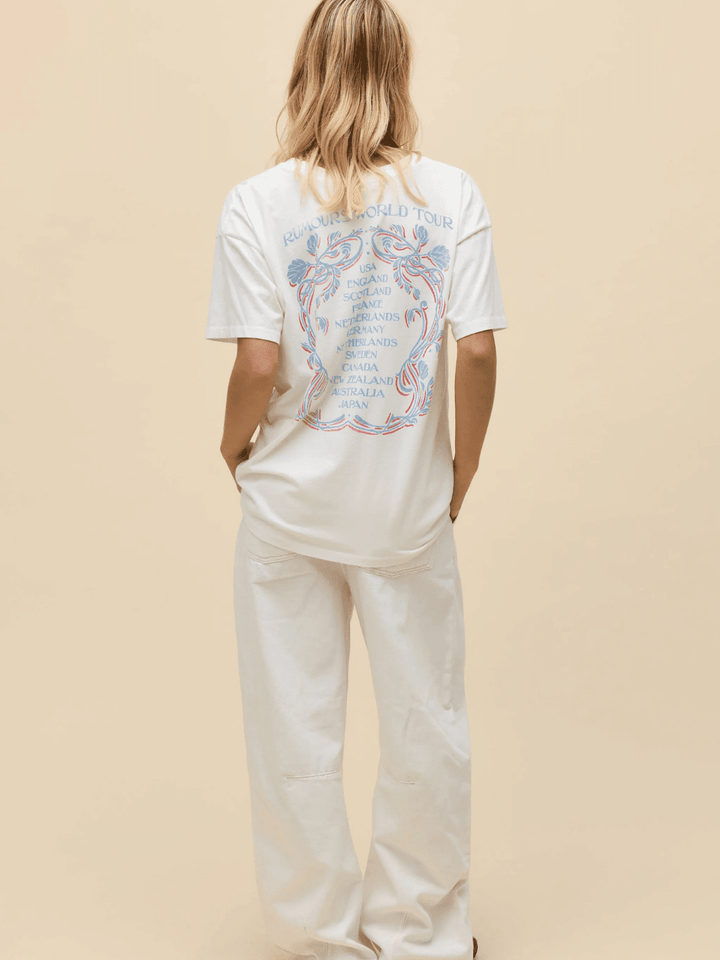 DAYDREAMER LA - Fleetwood Mac World Tour '77 Merch Tee - Jayden P Boutique