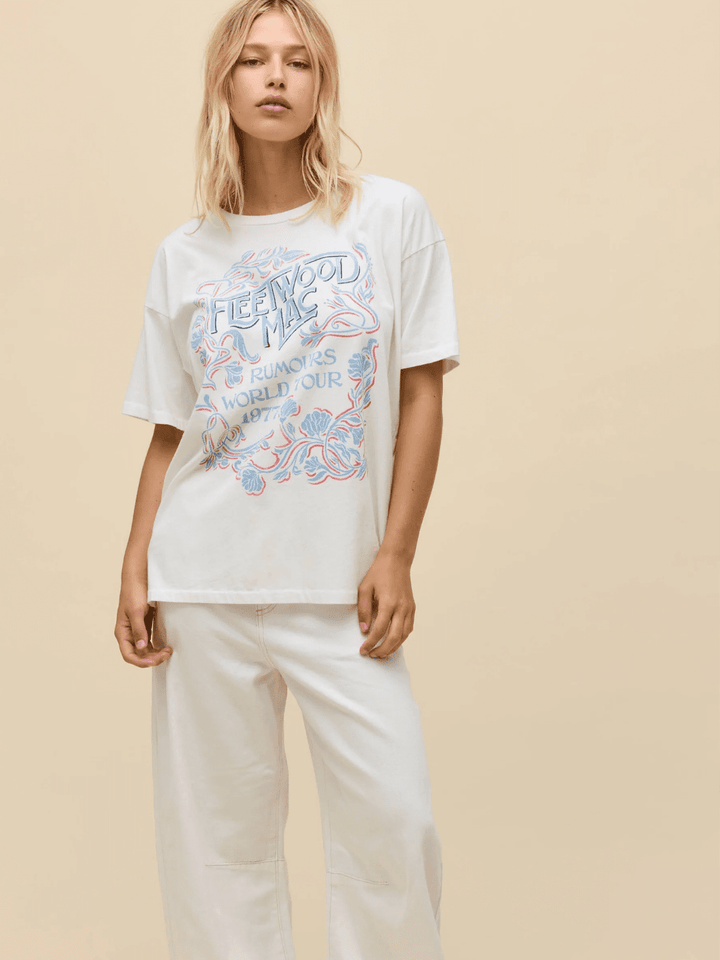 DAYDREAMER LA - Fleetwood Mac World Tour '77 Merch Tee - Jayden P Boutique