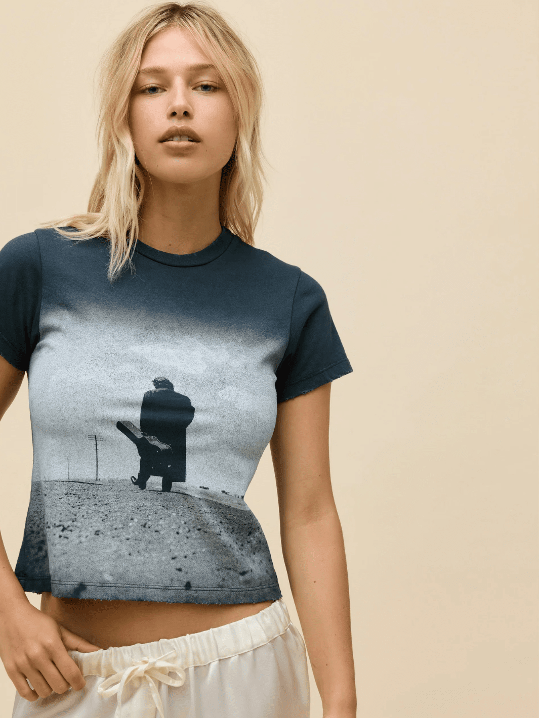 DAYDREAMER LA - Johnny Cash Silhouette Vintage Tee - Jayden P Boutique
