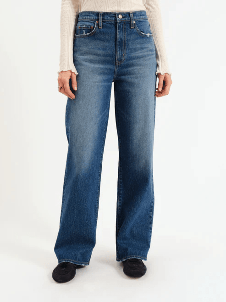 DAZE DENIM - City Straight High Rise Straight Leg Jeans - Jayden P Boutique