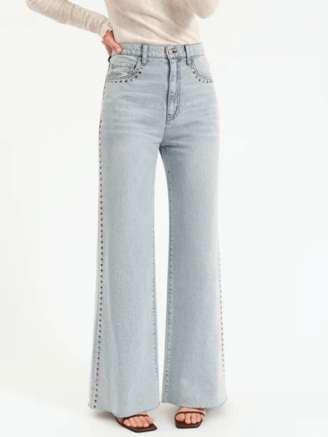 DAZE DENIM - Far Out High Rise Wide Leg Jeans - BLOOMING VINTAGE - Jayden P Boutique
